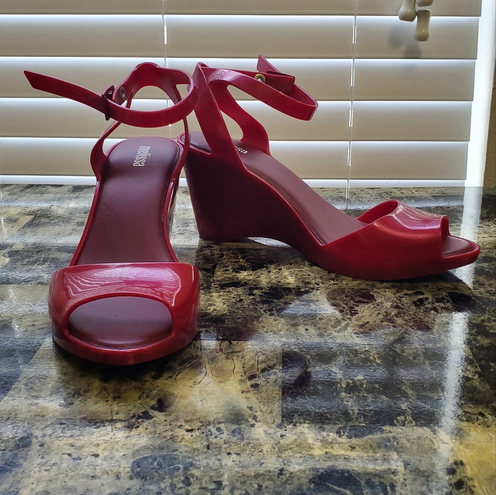 Melissa Red Heels size 9